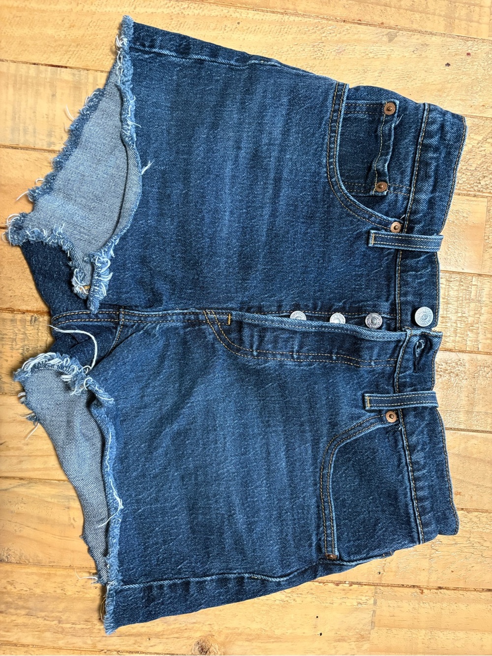 Levi's Blue and Light Blue 501 Button-Fly Jeans